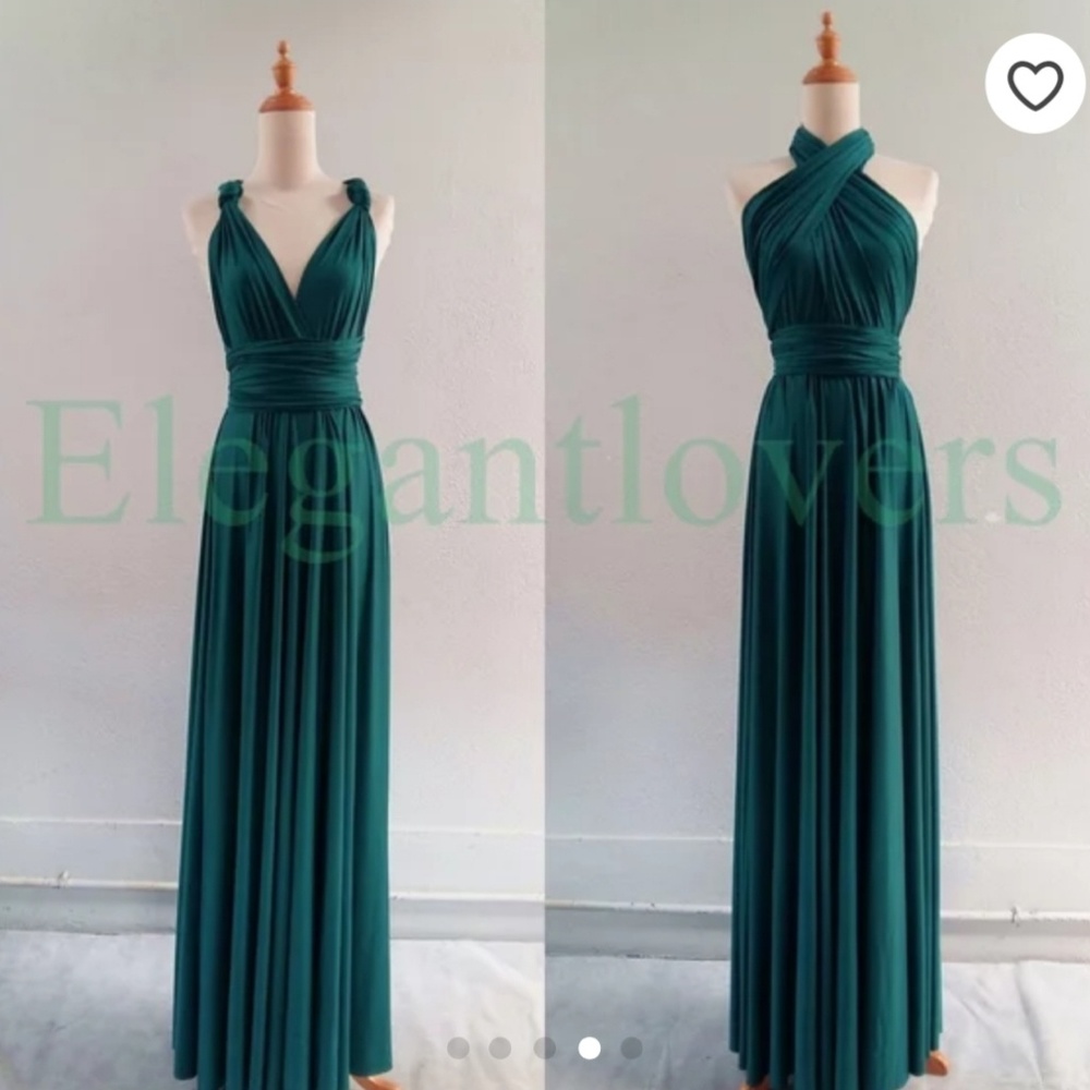 Teal Convertible Dress